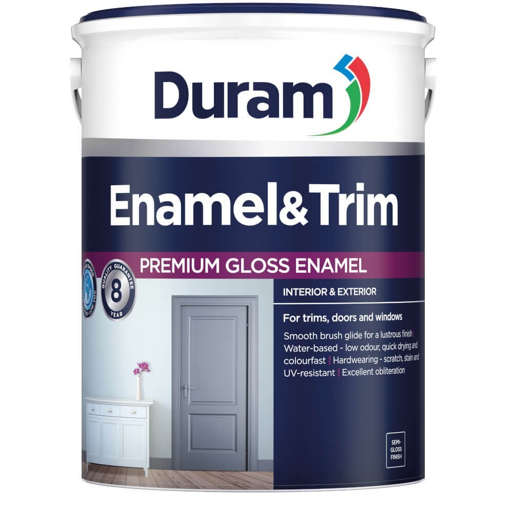 Duram Enamel & Trim White 5L