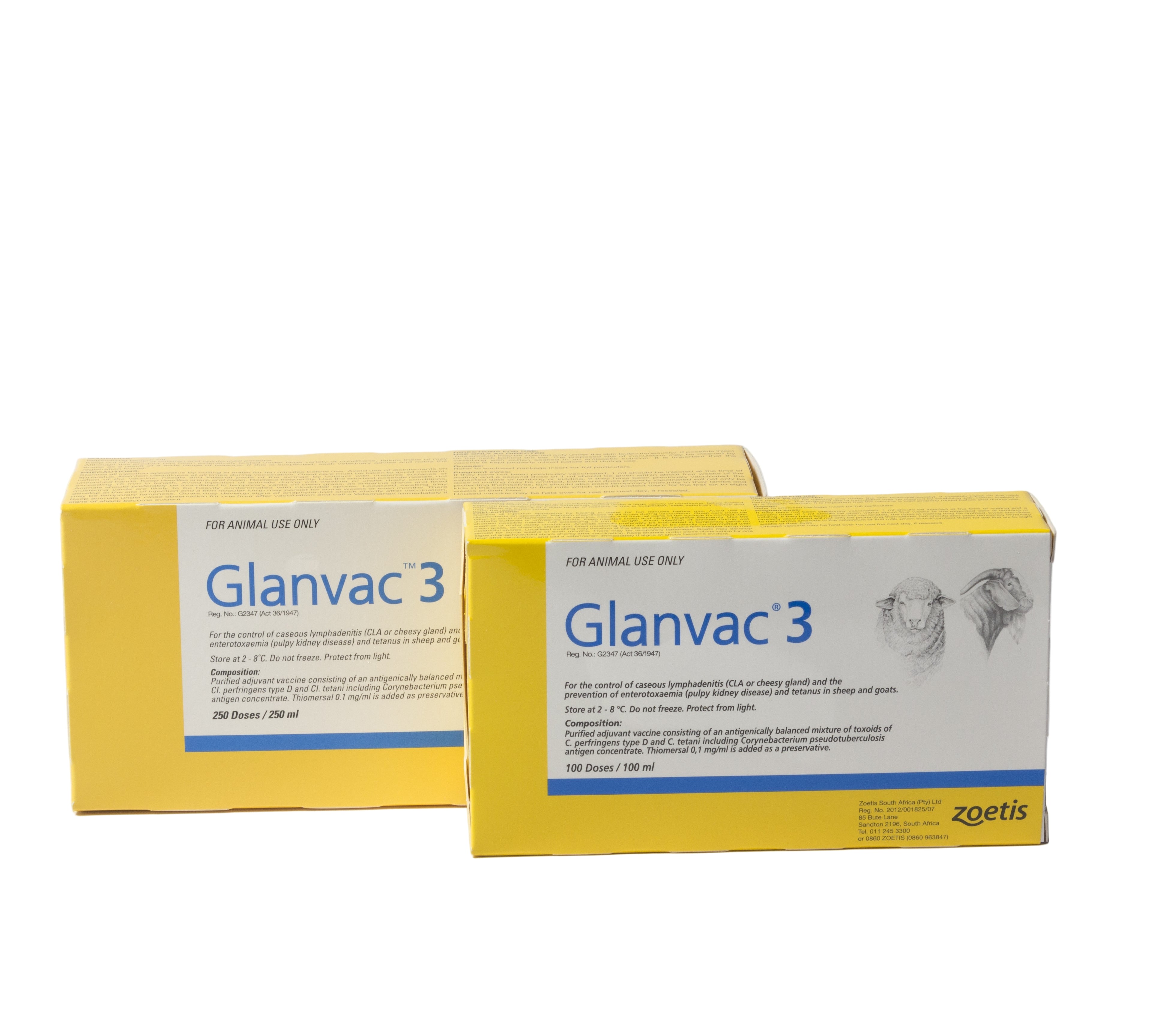 Zoetis Vac Glanvac 3 250D