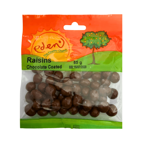 Eden Raisins Chocolate Coated 250g
