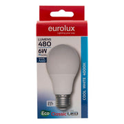 Eurolux Globe A60 LED C/white E27 6W