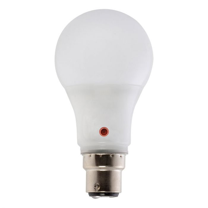 GLOBE LED C/WHITE B22 6W D/N EUROLUX