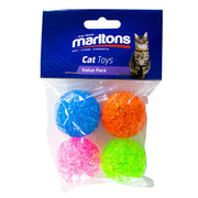 Marltons Glitter Ball 4 Pack 4cm