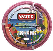GARDEN HOSE WATEX 12MM 20M INCL FIT PINK
