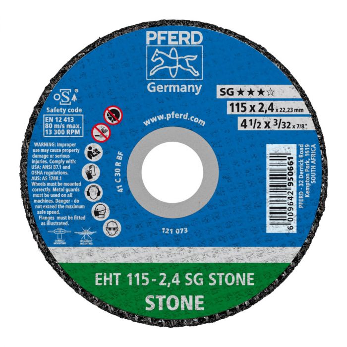 Cutting  Disc Stone SG 115mm Pferd
