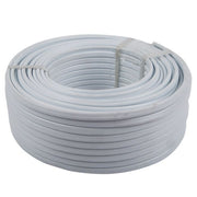 Cable Flat 2.5mm 2c+e White 20M