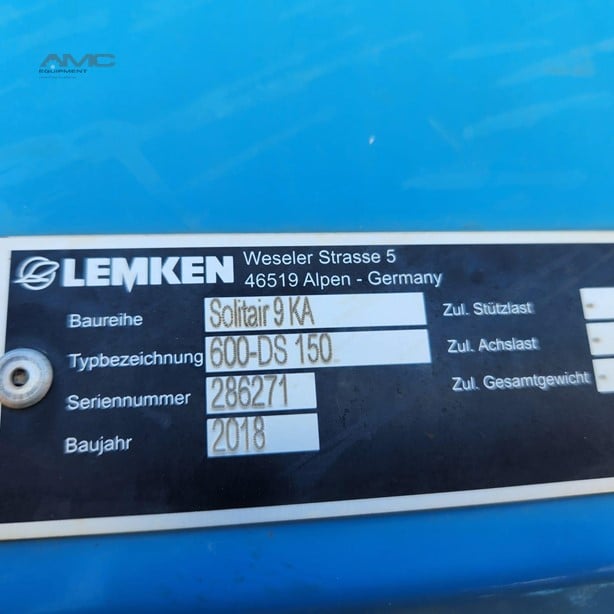 2020 Lemken Solitair 9/600KA-DS – image 6