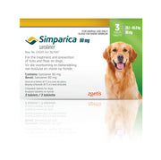 Zoetis Simparica Tab 80MGX3 20kg-40kg