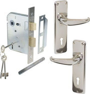 LOCKSET DIE CAST 3L C/PLATE MACKIE