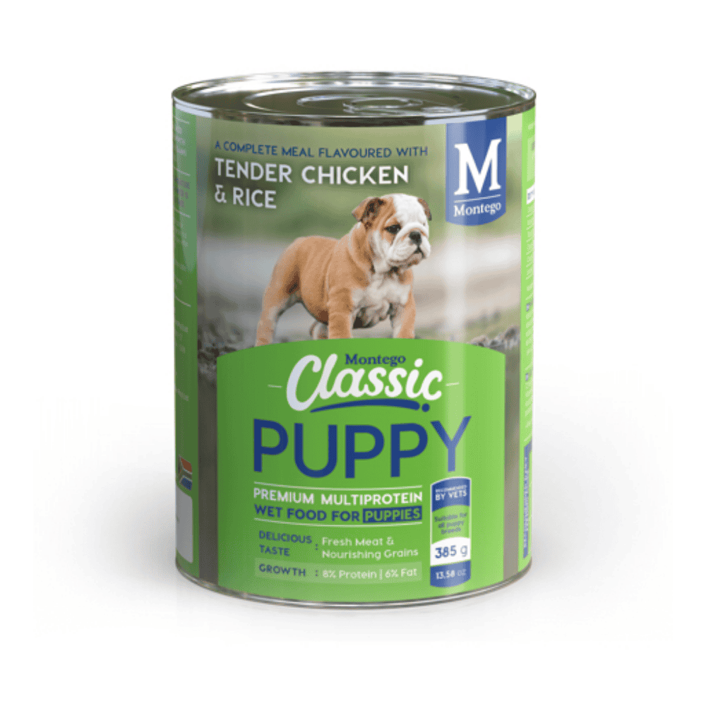 DOG FOOD WET 385G PUPPY CHICKEN MON