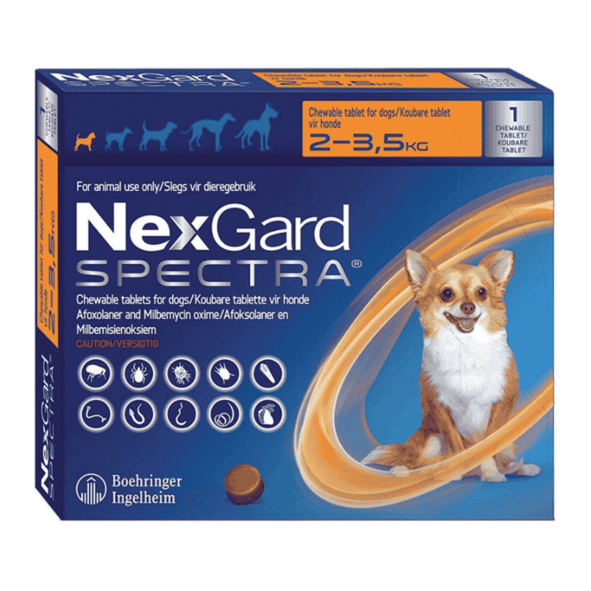 NEXGARD SPECTRA DOG XL (30,1-60KG) 1 CHE