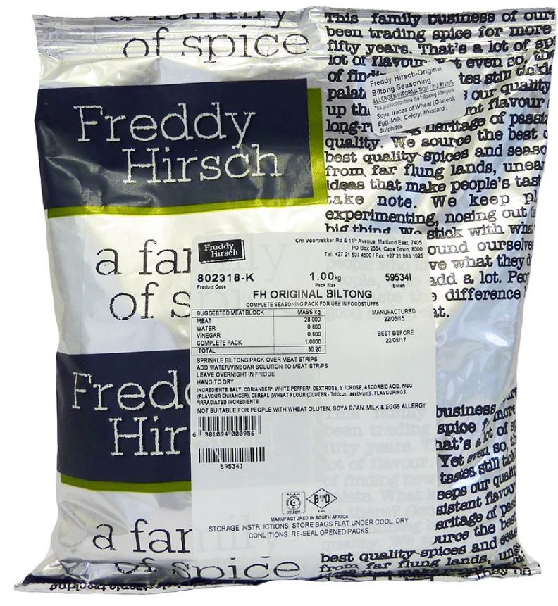 Freddy Hirsch Biltong Original 1kg