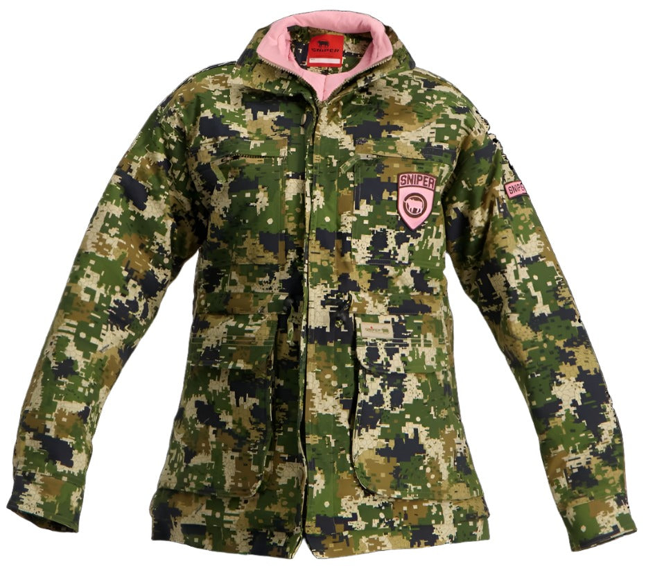 Sniper Ladies Parka Jacket Pixelate 30