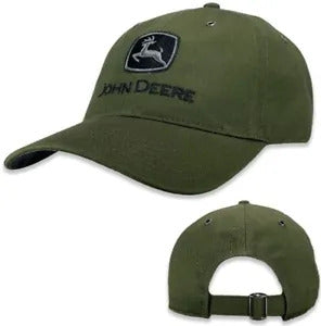 CAP MENS OLIVE JOHN DEERE