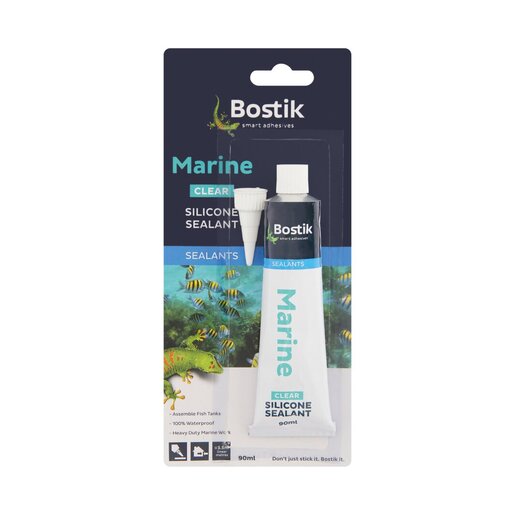 Bostik Silicone Marine Clear 90g