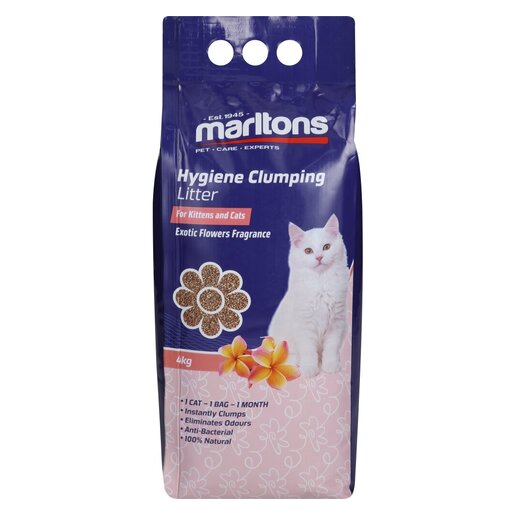 Marltons Litter Hygiene Exotic Flower 4kg Marlton