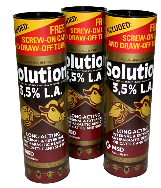 Solution 3,5% L.A. 3 x 500 ml MSD