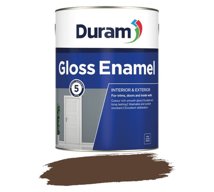 Duram Enamel Gloss 5L Dark Brown