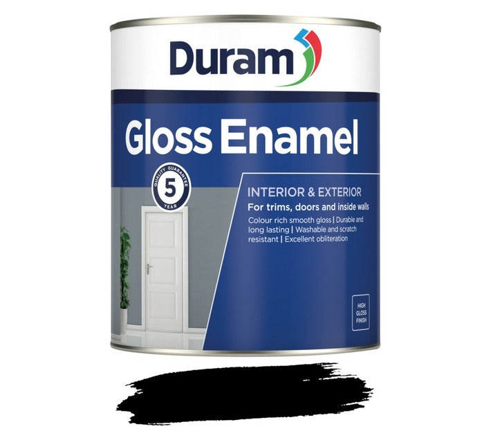 Duram Enamel Gloss 1L Black