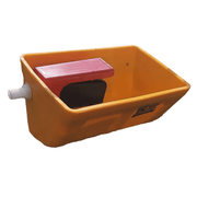 PLASTIC DRINKER (YELLOW) WITH PLATE  TAL
