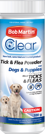 B/M TICK&FLEA POWDER DOGS&PUPPIES 100G