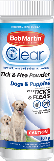 B/M TICK&FLEA POWDER DOGS&PUPPIES 100G