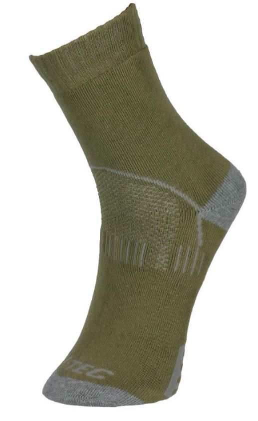 SOCK TREKKING WOMEN OLIVE/SILVER HI-TEC