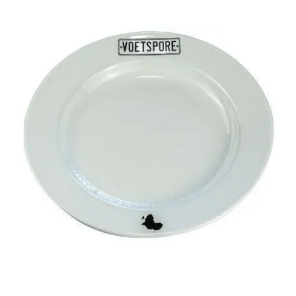 VOETSPORE DINNER PLATE ENAMEL