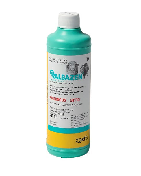 Valbazen Sheep oral drench 5 L, Zoetis, Move.store